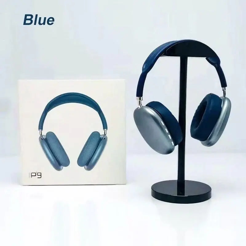 Fones de ouvido  pro maxs sem fio bluethoot p9, headset estéreo com som de alta qualidade