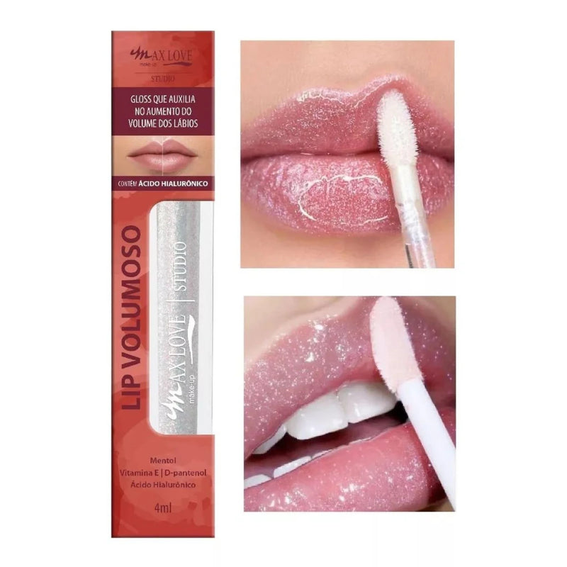 Gloss Lip Volumoso Hidratante Max Love