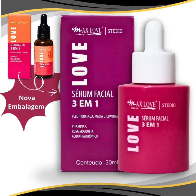 Sérum Facial 3 em 1 Max Love